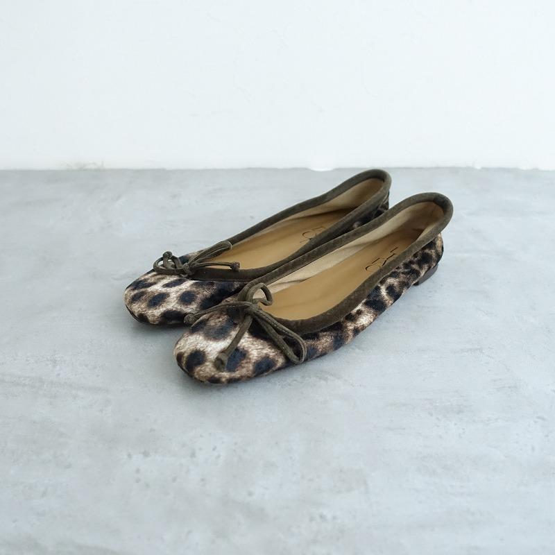 LE TALON（ル タロン） *スクエアベルベットバレエシューズ 24/24