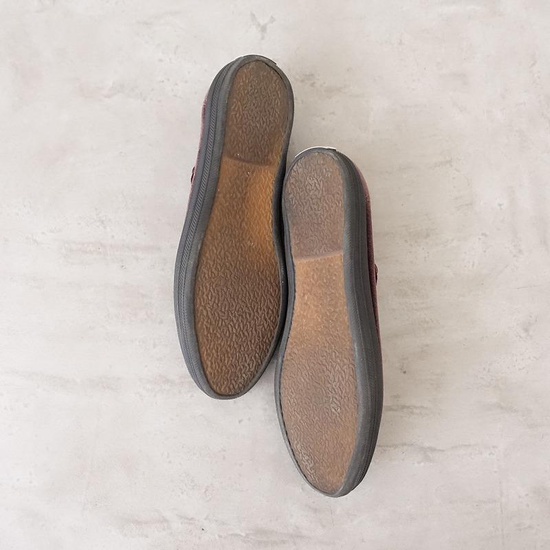 ORCIVAL（オーシバル） *ベルベットストラップシューズ 24.5*ダーク