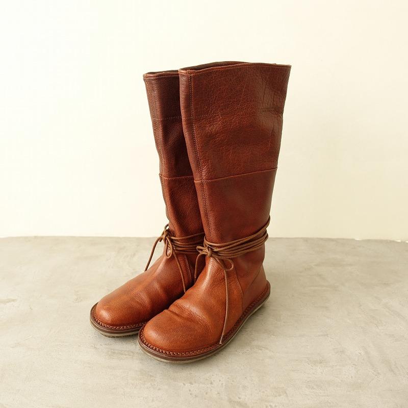 trippen（トリッペン） *Mexico レザーロングブーツ 23.5*ブラウン茶色