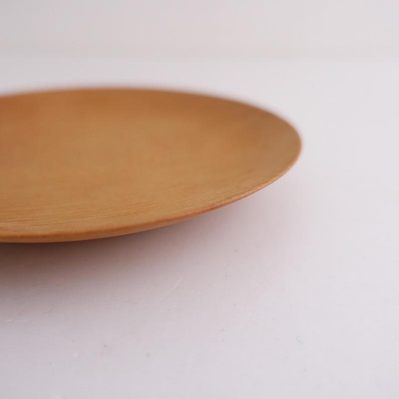 三谷龍二 *木製 5寸皿*お皿器うつわウッドプレート食器テーブルウェア