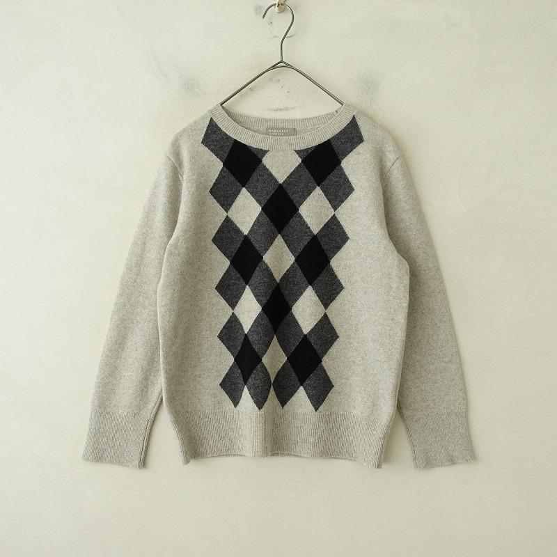 MARGARET HOWELL（マーガレットハウエル） *クルーネックアーガイル