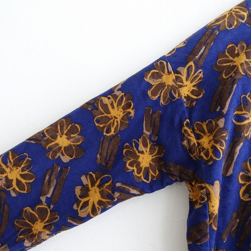 45アールピーエム R45RPM *ライトモールフラワーヘリンボンプリント