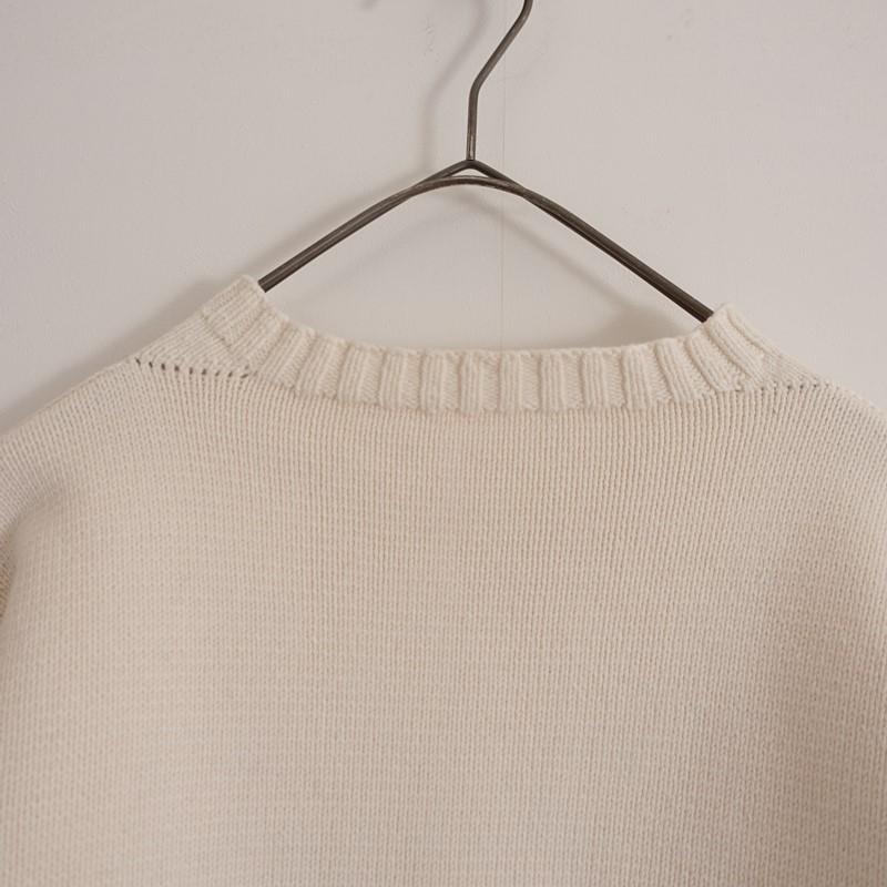 Le Tricoteur（ルトリコチュール） *コットンニット ガンジーセーター