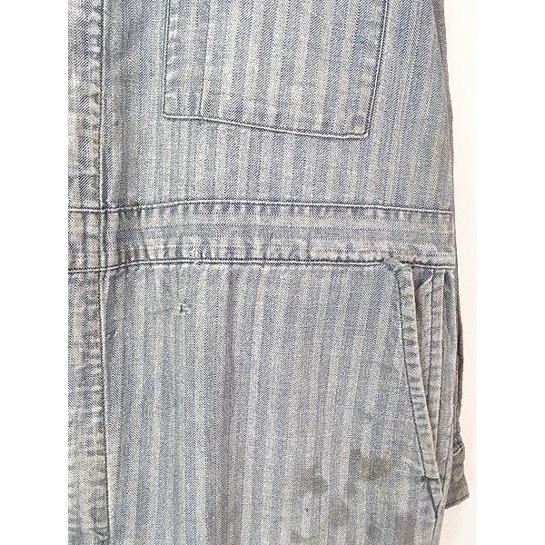 古着 60s USA製 Lee Union-Alls ヘリンボーン デニム ワーク