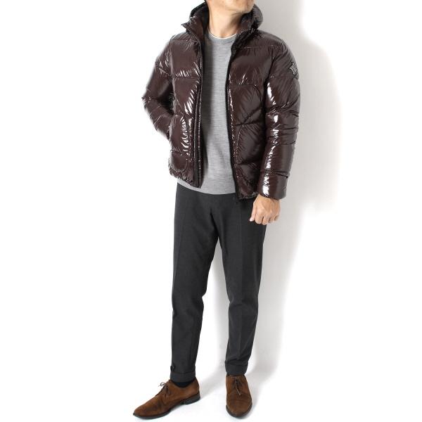 HERNO（ヘルノ） メンズ GLOSSファブリック ボンバーダウンジャケット