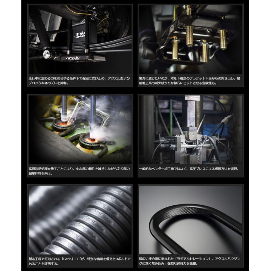 GENB（玄武） ハイエース Uボルト 200系 サーフェスロックUボルト