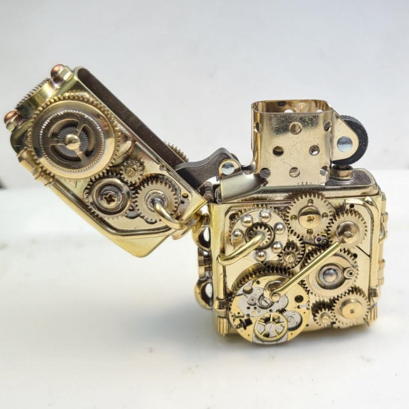 希少 ZIPPO ジッポ スチームパンク歯車デザイン ギアモチーフ