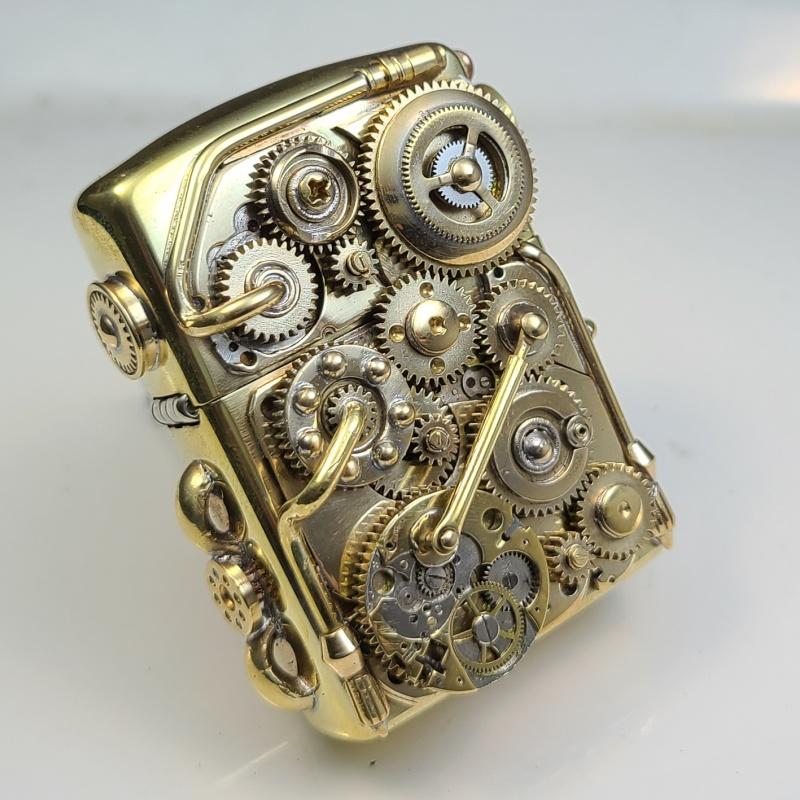 希少 ZIPPO ジッポ スチームパンク歯車デザイン ギアモチーフ