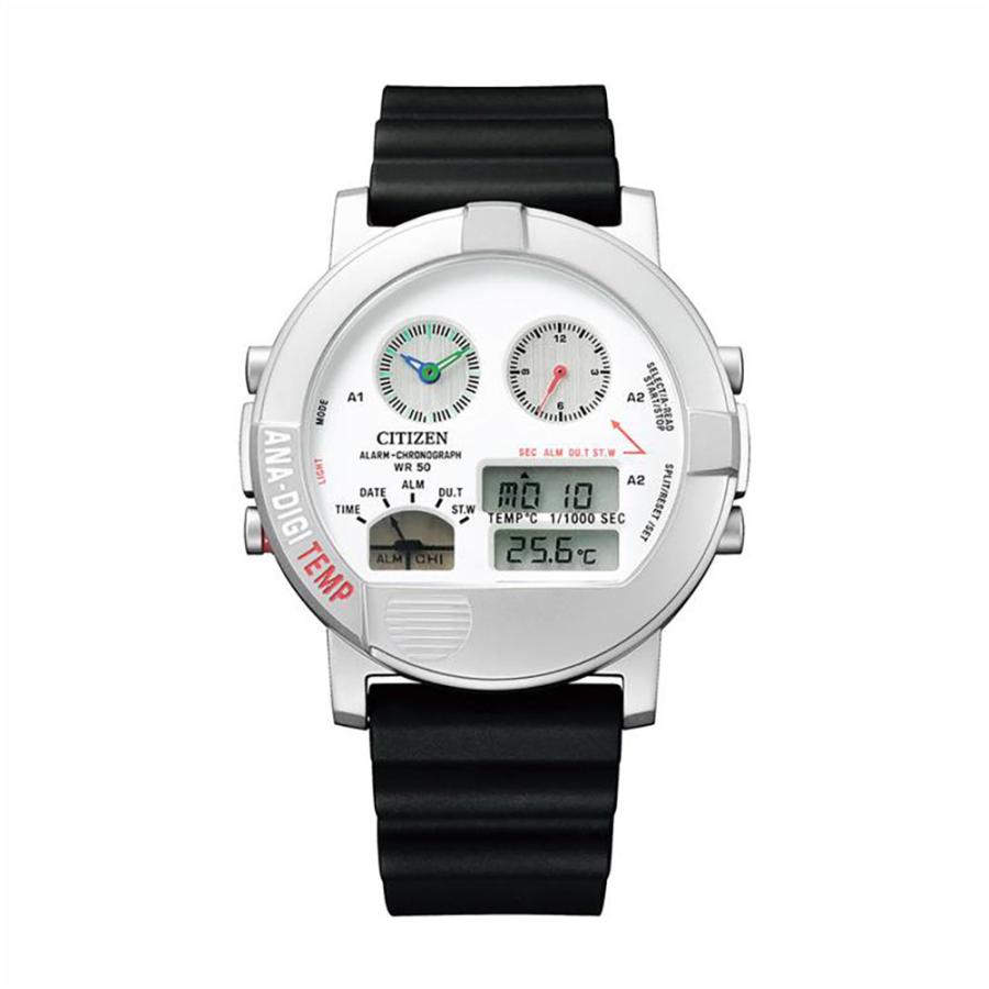 CITIZEN（シチズン） 腕時計 アナデジテンプ ラウンド ホワイト 復刻