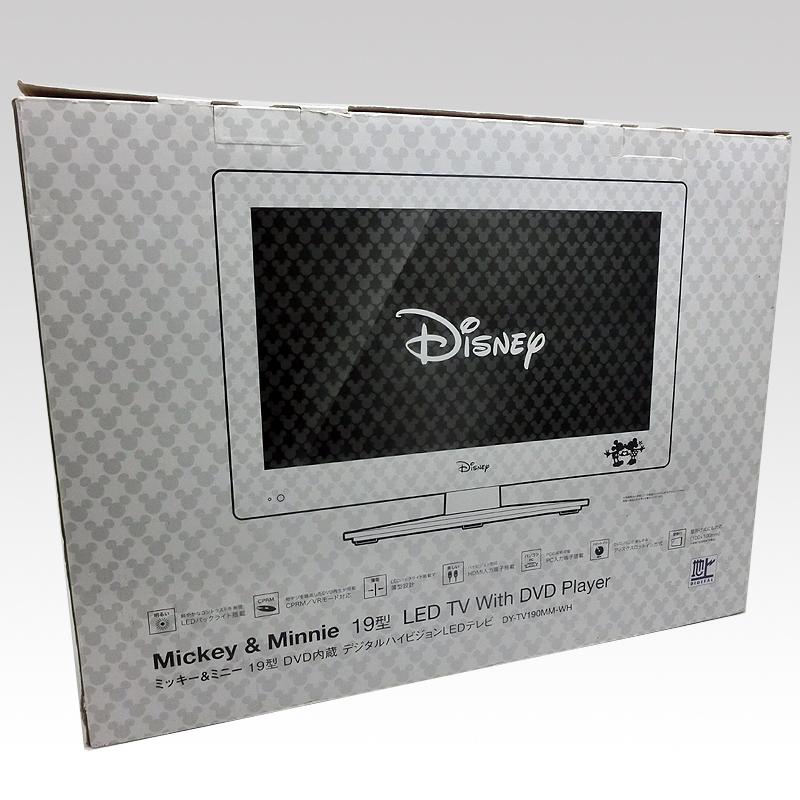飯能本店］ディズニー 液晶テレビ ミッキー&ミニー 19インチDVD内蔵