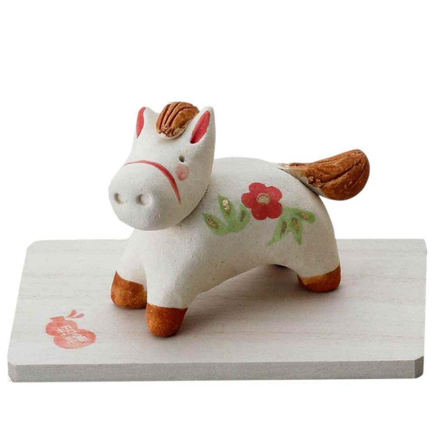 干支 午 馬 うま 2026年 人形師の手造り置物 工房SAO作/ 午ほのぼの