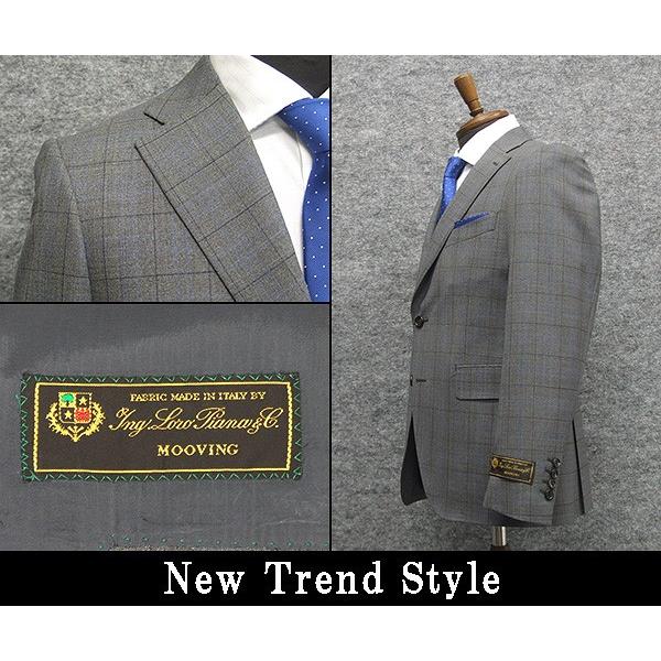 Loro Piana（ロロピアーナ） 春夏物 グレー/格子 MOOVING使用 [YA体