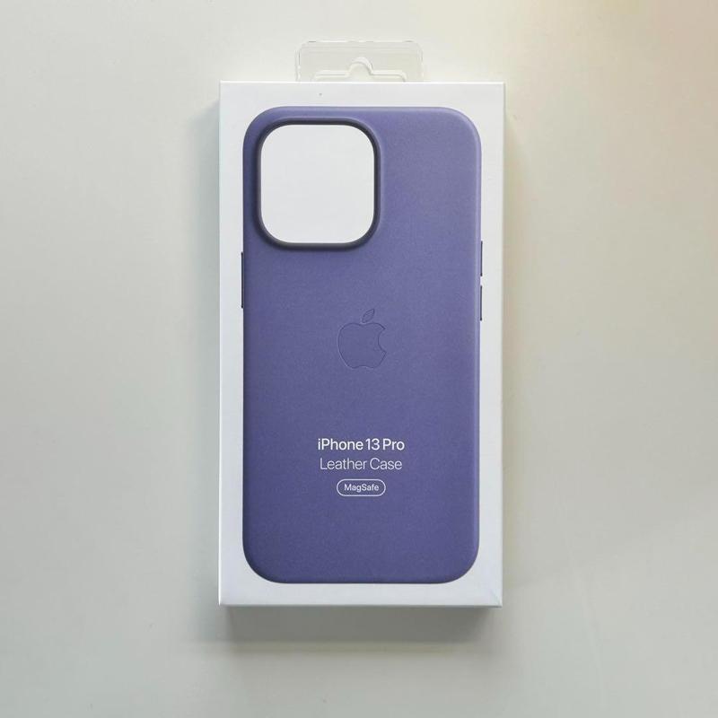 iPhone 13 Pro Apple純正 MagSafe対応 レザーケース・ウィステリア