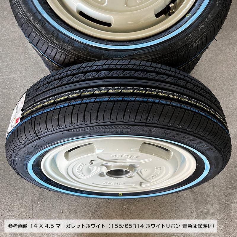 155/65R14 ホワイトリボン RX615 ディーン クロスカントリー 14×4.5 14