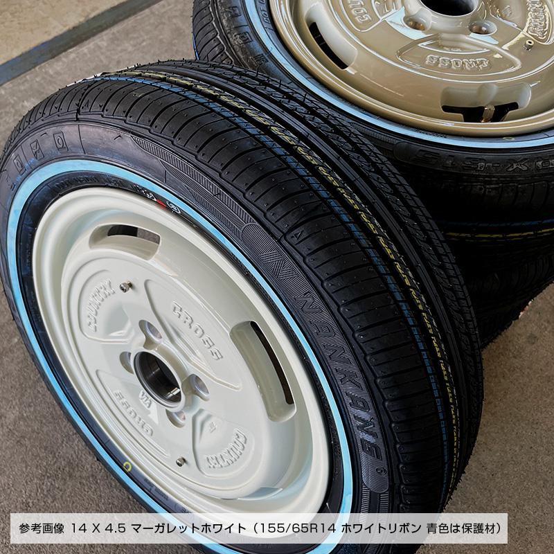 155/65R14 ホワイトリボン RX615 ディーン クロスカントリー 14×4.5 14