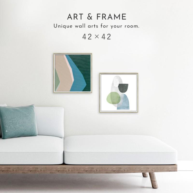 アートパネル 抽象 42×42cm アート ポスター 抽象画 モダン 北欧 現代