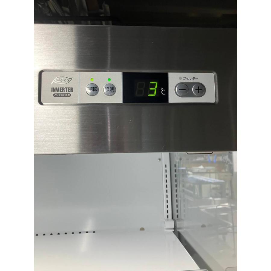 多段オープン冷蔵ショーケース 大和冷機工業 603OP-DB-EC 中古【ガラス