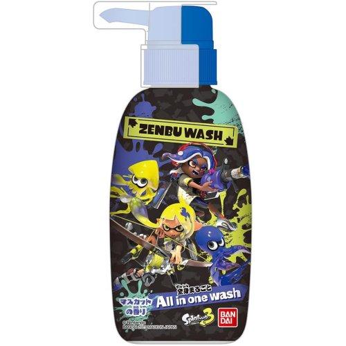 バンダイ ZENBU WASH スプラトゥーン3 全身シャンプー 300ml ゼンブ