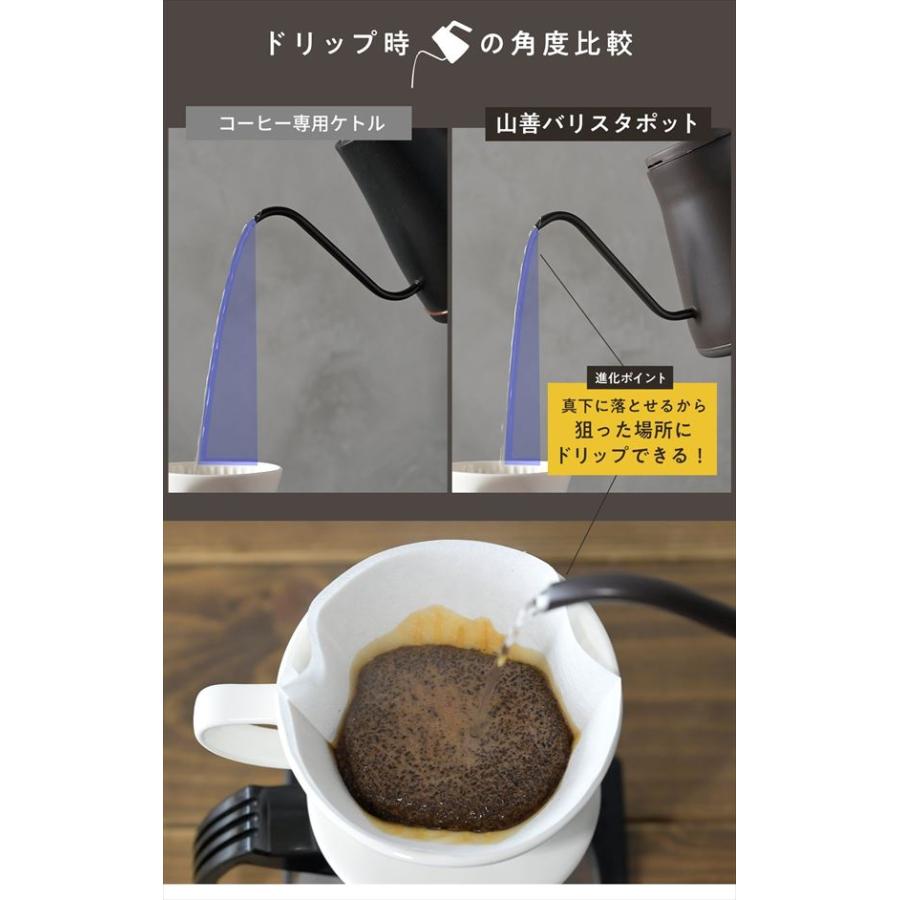 山善（YAMAZEN） 電気ケトル ケトル 電気 おしゃれ 温度調節 保温 電気