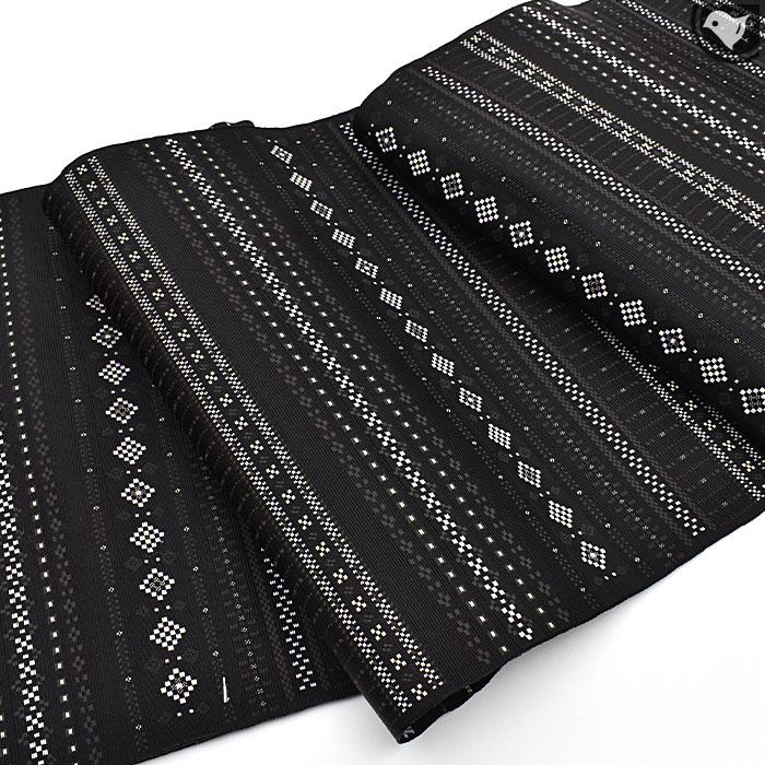 博多帯 本場筑前博多織 博多花織 金印 八寸名古屋帯 正絹 日本製【帯