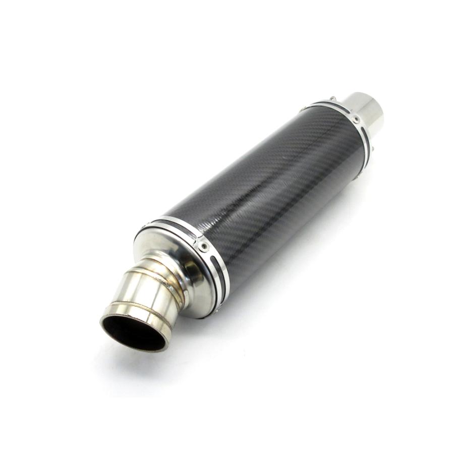 GPサイレンサー マフラー カーボン 260mm 50.8mm/ 50.8パイ汎用 グラス