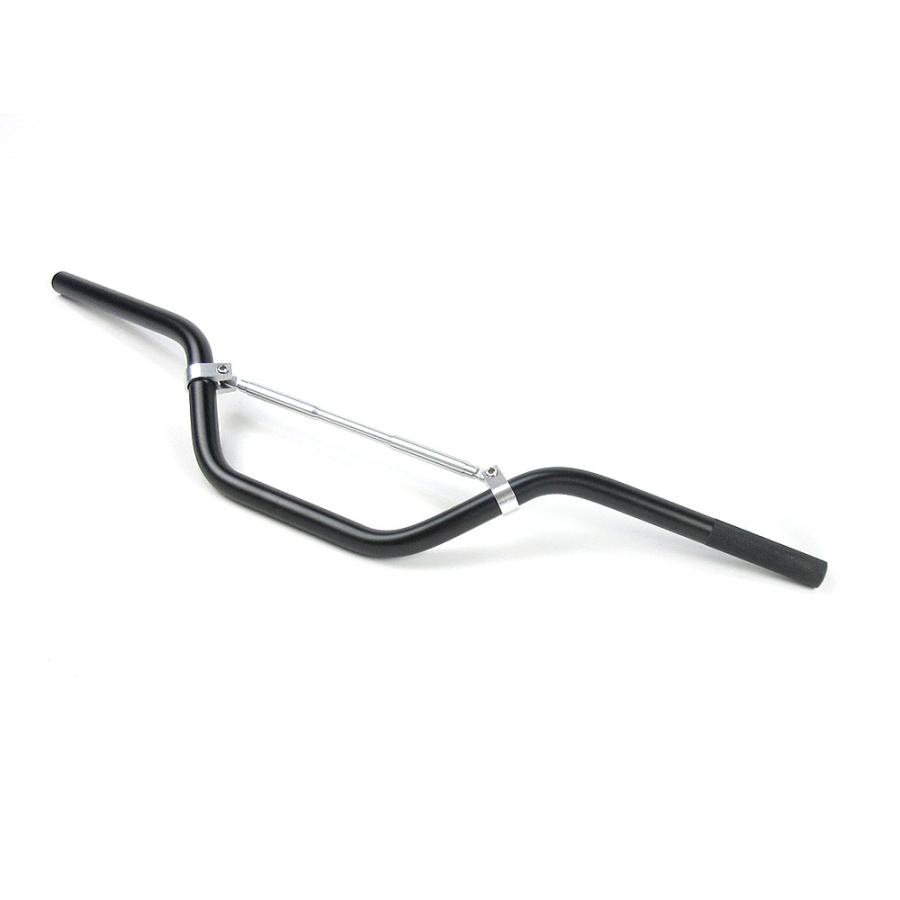 新品 アルミハンドルバー ブレスバー付 高さ120mm 黒 ブラック / FZ400