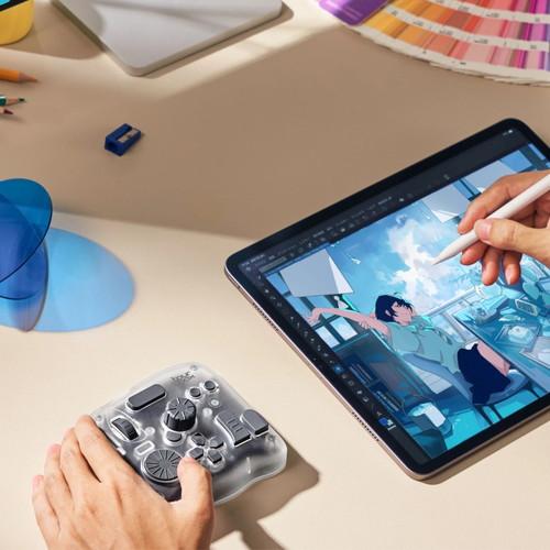 TourBox Elite Plus 左手 デバイス キ ーボード Bluetooth adobe Windo