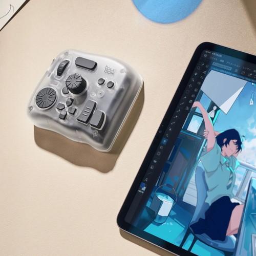 TourBox Elite Plus 左手 デバイス キ ーボード Bluetooth adobe Windo