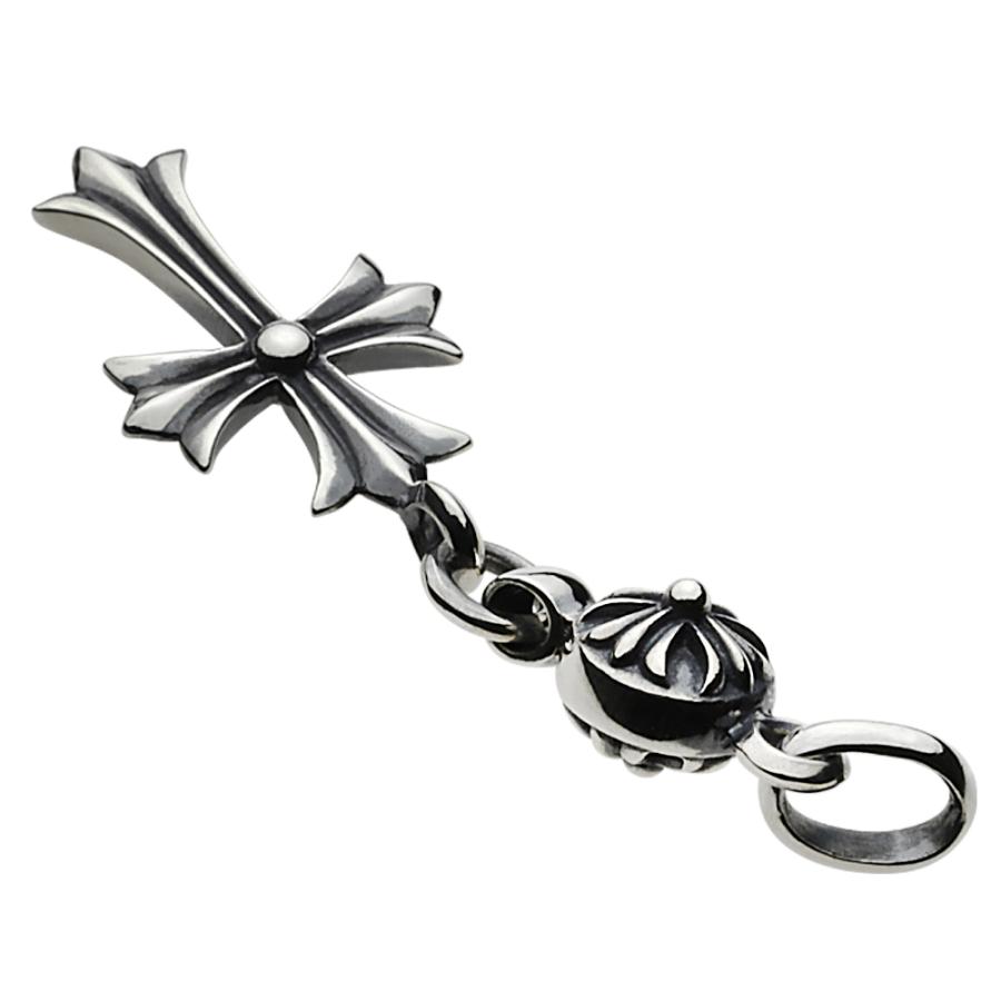 シルバーペンダント メンズ クロス クロスボール リバーシブル