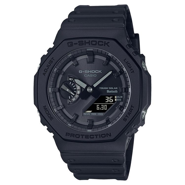 G-SHOCK Gショック 八角形 スマホリンク タフソーラー オールブラック