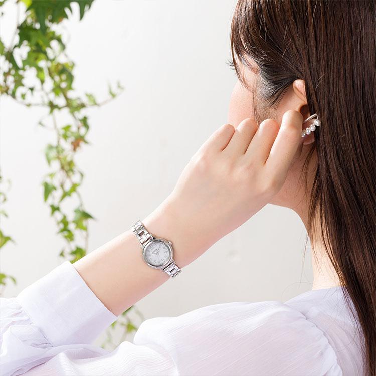 wicca（ウィッカ） シチズン CITIZEN ソーラーテック スワロフスキー