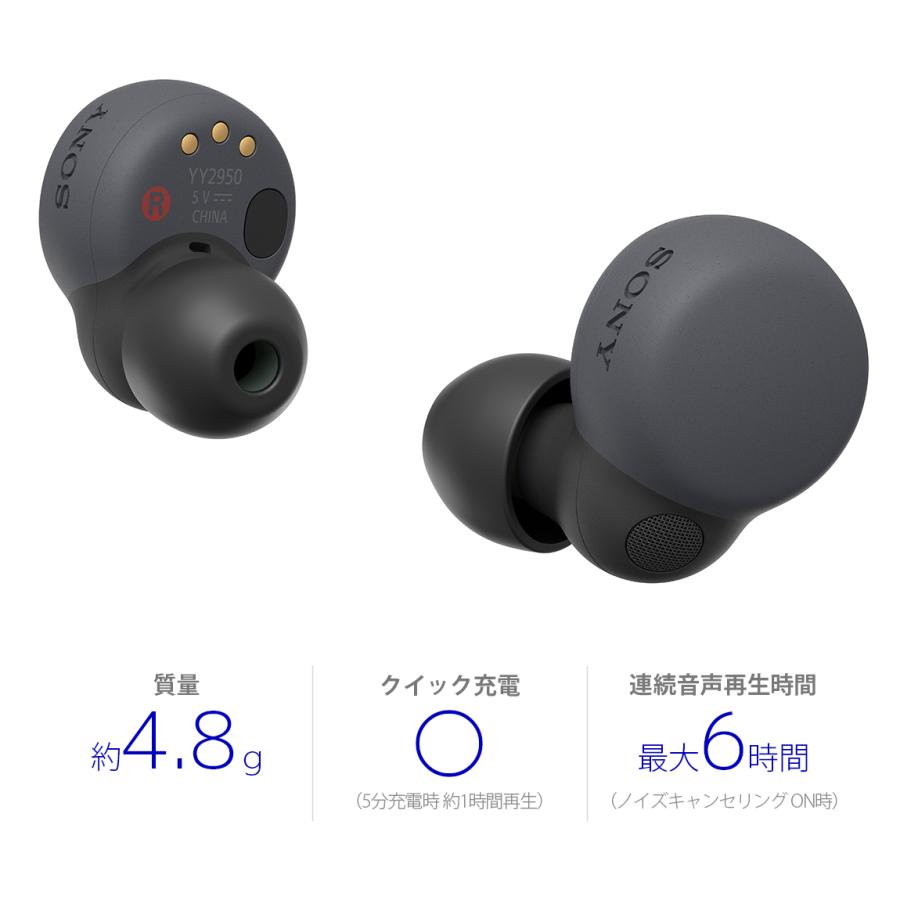SONY（ソニー） LinkBuds S ブラック WF-LS900N BC ワイヤレスイヤホン