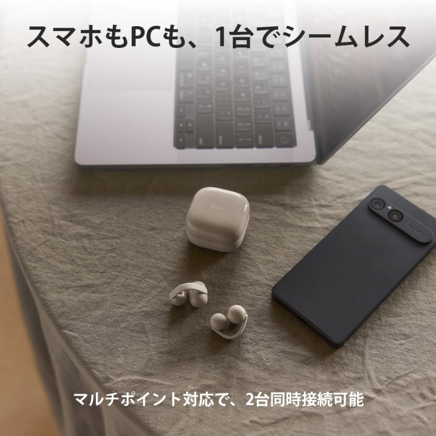 SONY（ソニー） SONY LinkBuds Clip グレージュ【WF-LC900 CZ