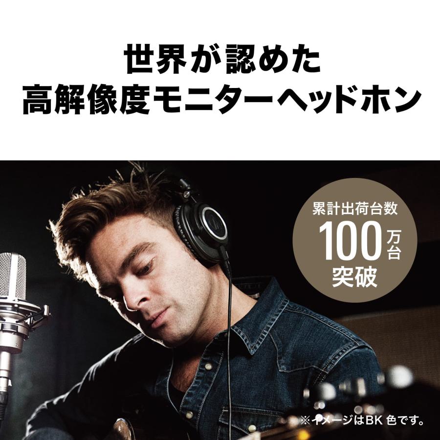 オーディオテクニカ（audio-technica） ATH-M50X ホワイト ヘッドホン