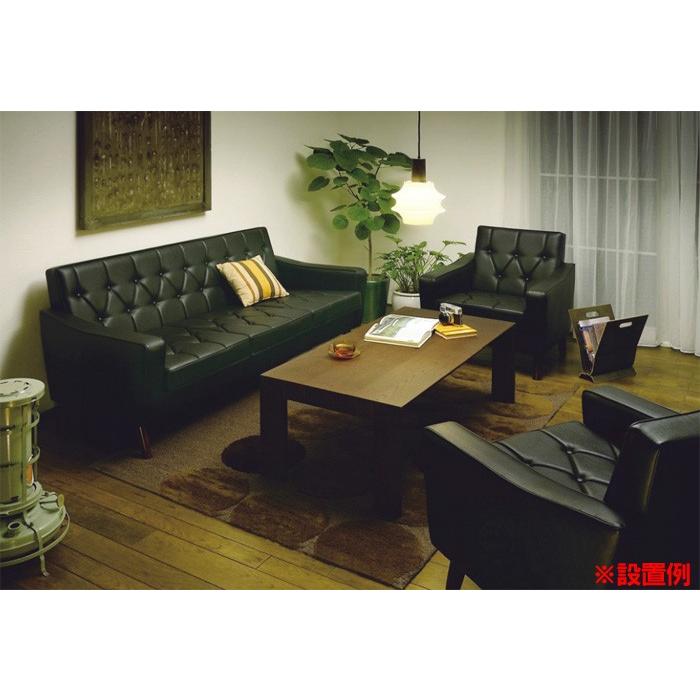 送料込み！カリモク家具 1Pソファ！北欧/和モダン/ビンテージ家具/カフェ