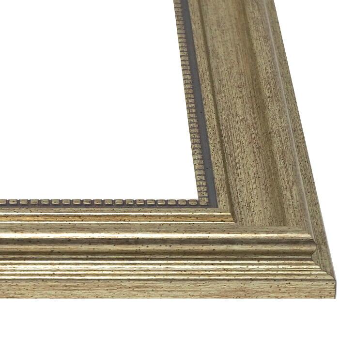 額縁専門店ないとう 【アウトレット】 油絵額縁 8111/シルバー F10号