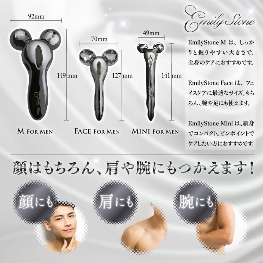 男性用 美容 美顔ローラー エミリーストーン for Men M ミニ フェイス