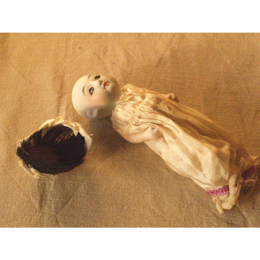 大正 昭和初期 貴重 サクラビスク16cm 日本人形 抱き人形 ベビー