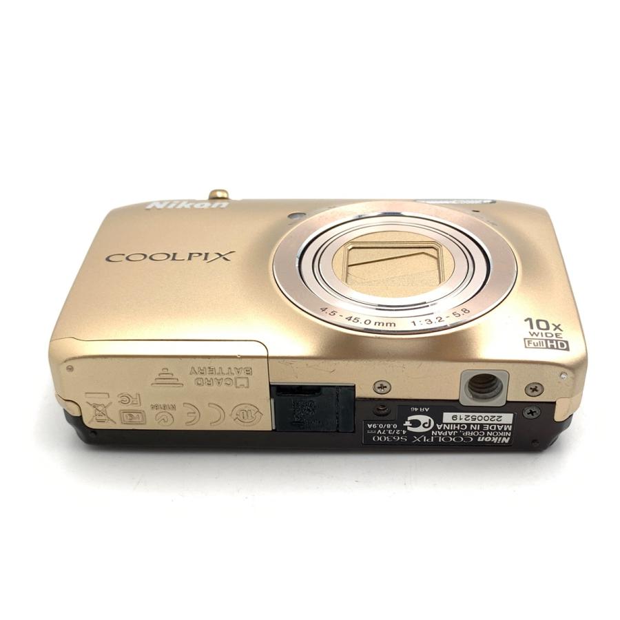 中古】 【難あり品】 ニコン COOLPIX S6300 エレガントゴールド