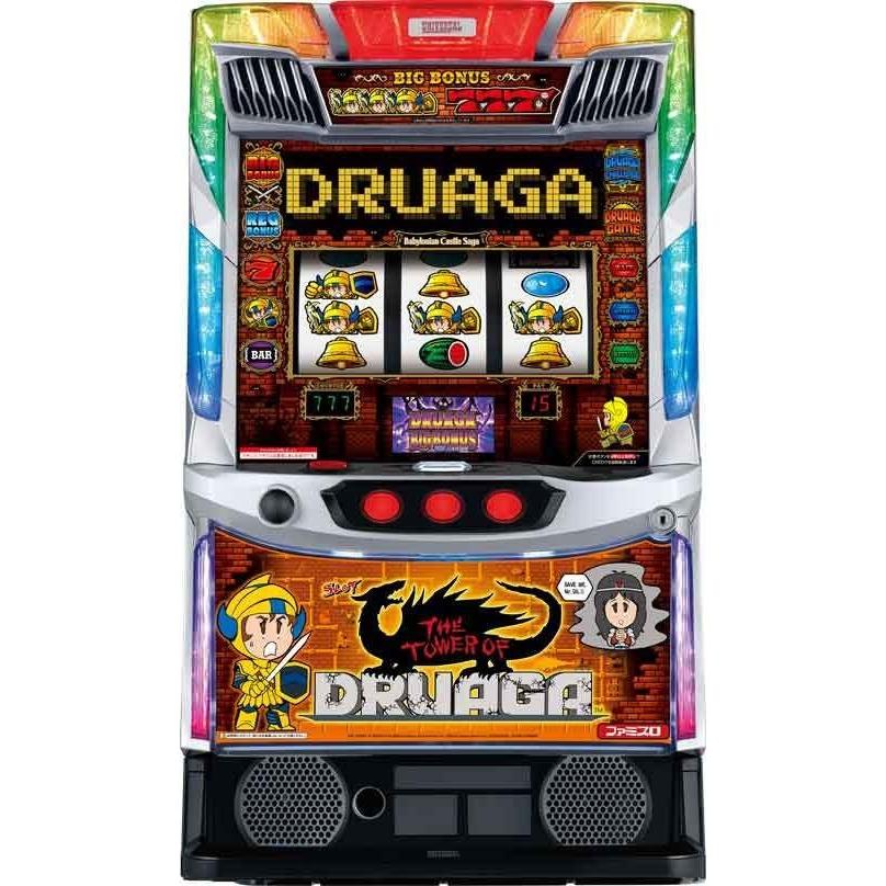 スマスロ遊技用ユニット取り付け済みLドルアーガの塔ZA 中古パチスロ