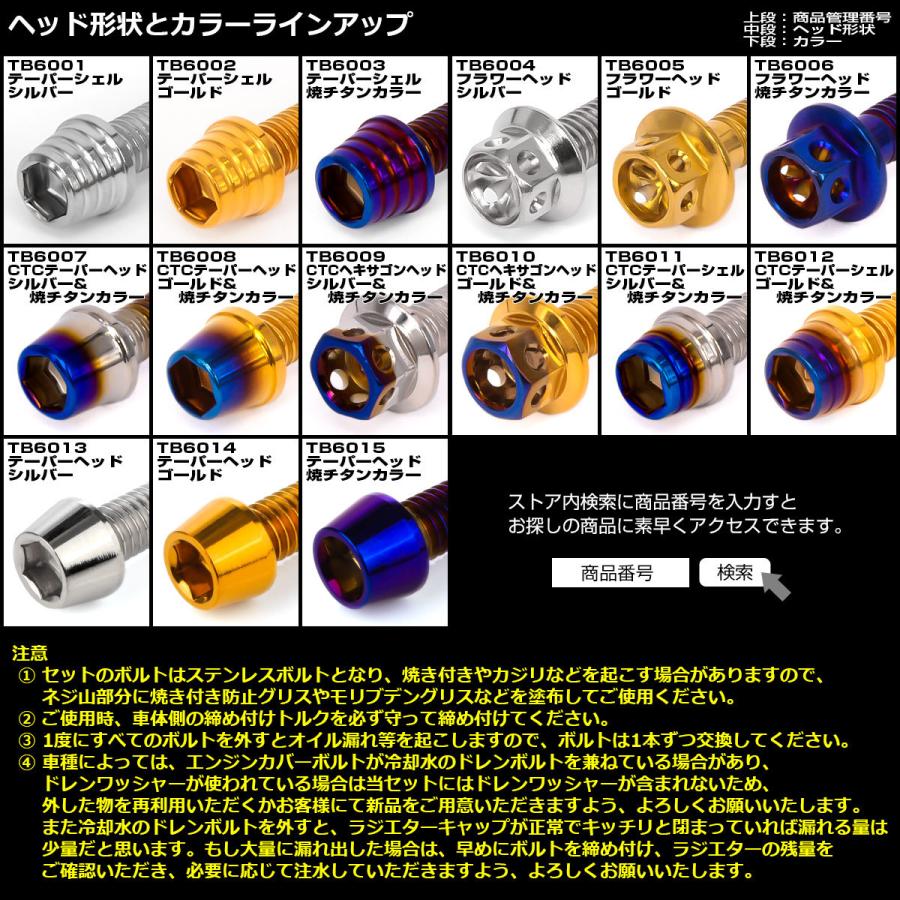 グロム（ホンダ） GROM MSX125(SF) エンジンカバー ボルト23本set