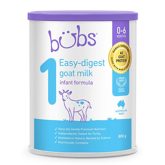 Bubs（バブズ）A2 ヤギミルク・ゴート粉ミルク ステップ1（0〜6カ月