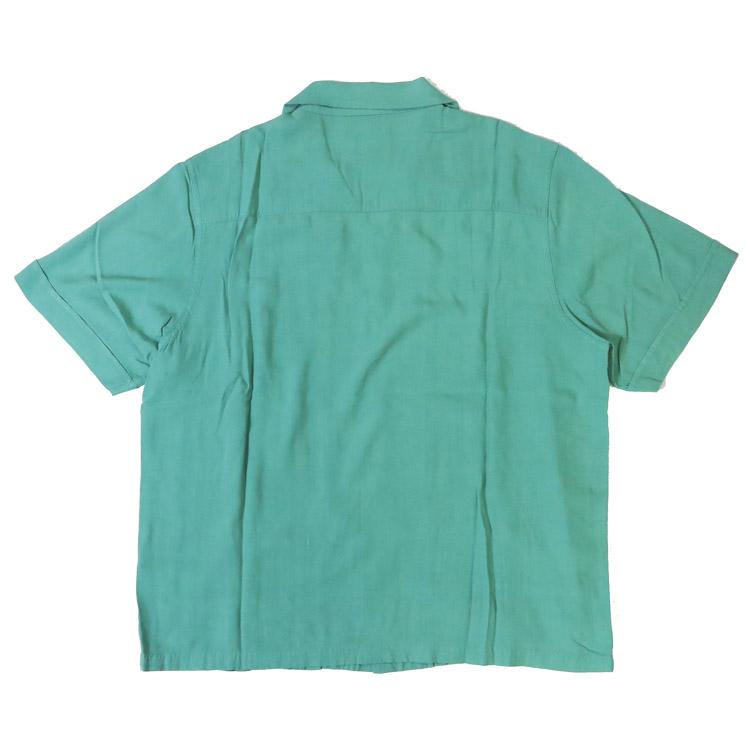 GANGSTERVILLE（ギャングスタービル） 半袖 レーヨン グアヤベラシャツ