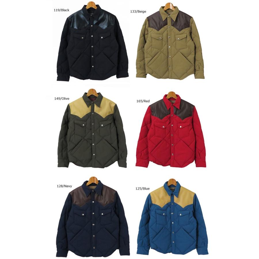 SUGAR CANE シュガーケーン ダウン ジャケット レザー ヨーク