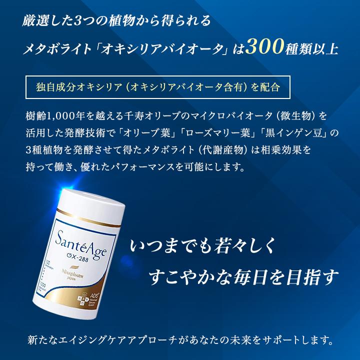 サンテアージュ ニナファーム OX-288 180粒 サプリメント 1ヵ月分