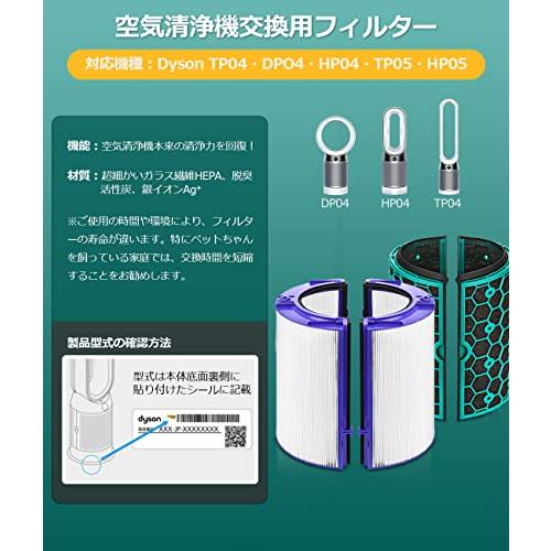 ダイソン 空気清浄機 Dyson DP04 TP04 HP04 HP05 TP05 用 フィルター