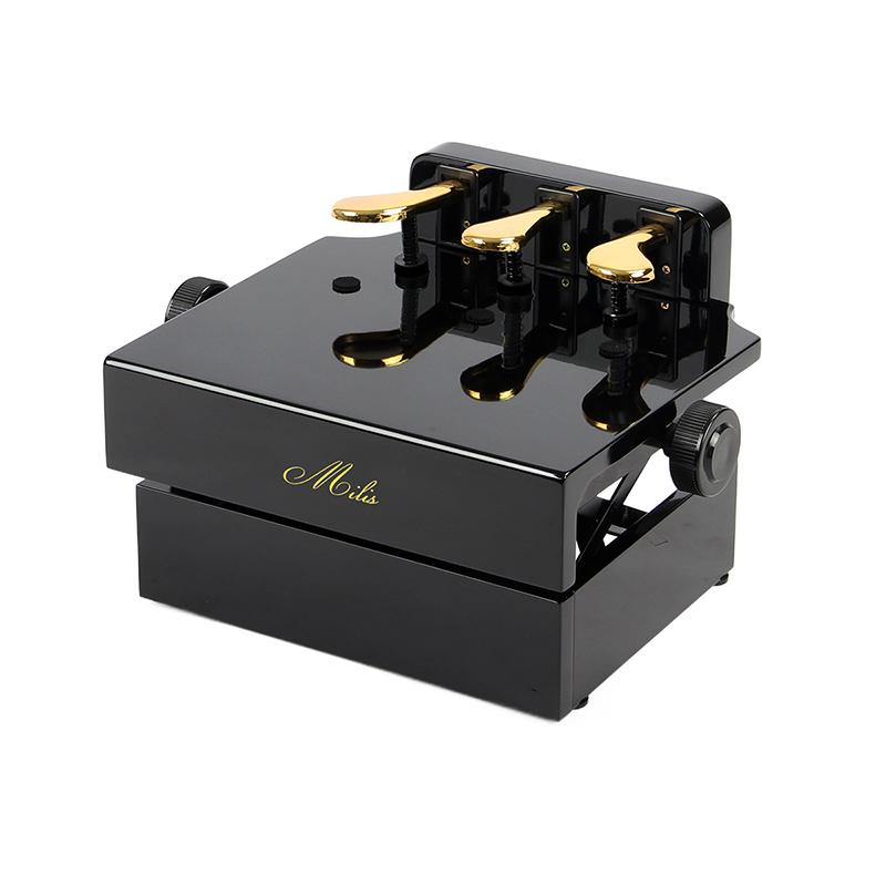 RAKU ピアノ補助ペダル 広い足台 13.5cm〜20.5cm無段階高さ調節 簡単