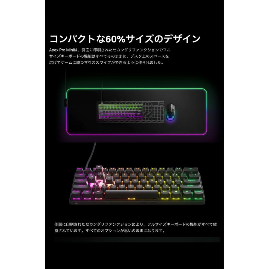 APEX（SteelSeries） SteelSeries Apex Pro Mini JP 日本語配列 有線