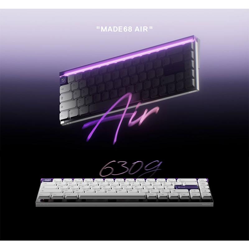 MelGeek MelGeek MADE68 AIR 65% 英語配列 有線 8000Hz ラピッド