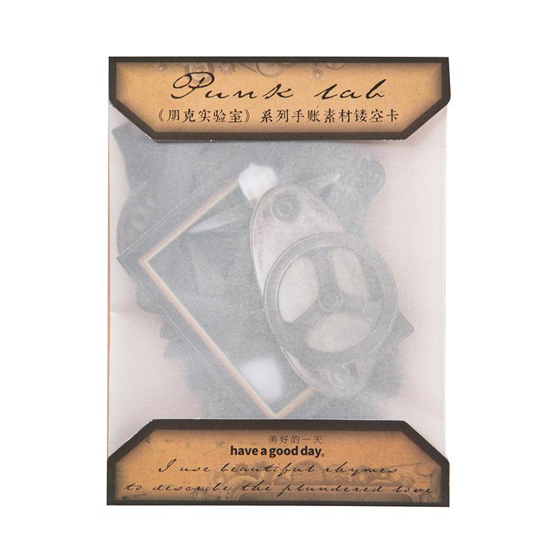 コラージュ 素材 デザイン ペーパー 額縁 鍵 ジャンクジャーナル